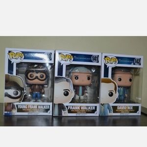 Disney's Tomorrowland Complete Set of 3 Figures  #140  #141 &  #142